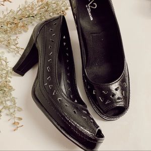 Peep Toe Heels with Cutouts